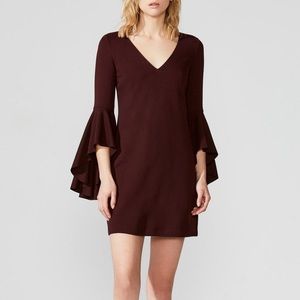 Bailey 44 Avalanche Burgundy Bell Sleeve Dress